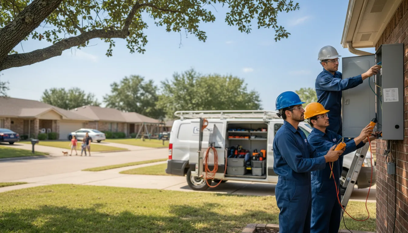 Certified electrician providing emergency electrical services in Copperas Cove, TX